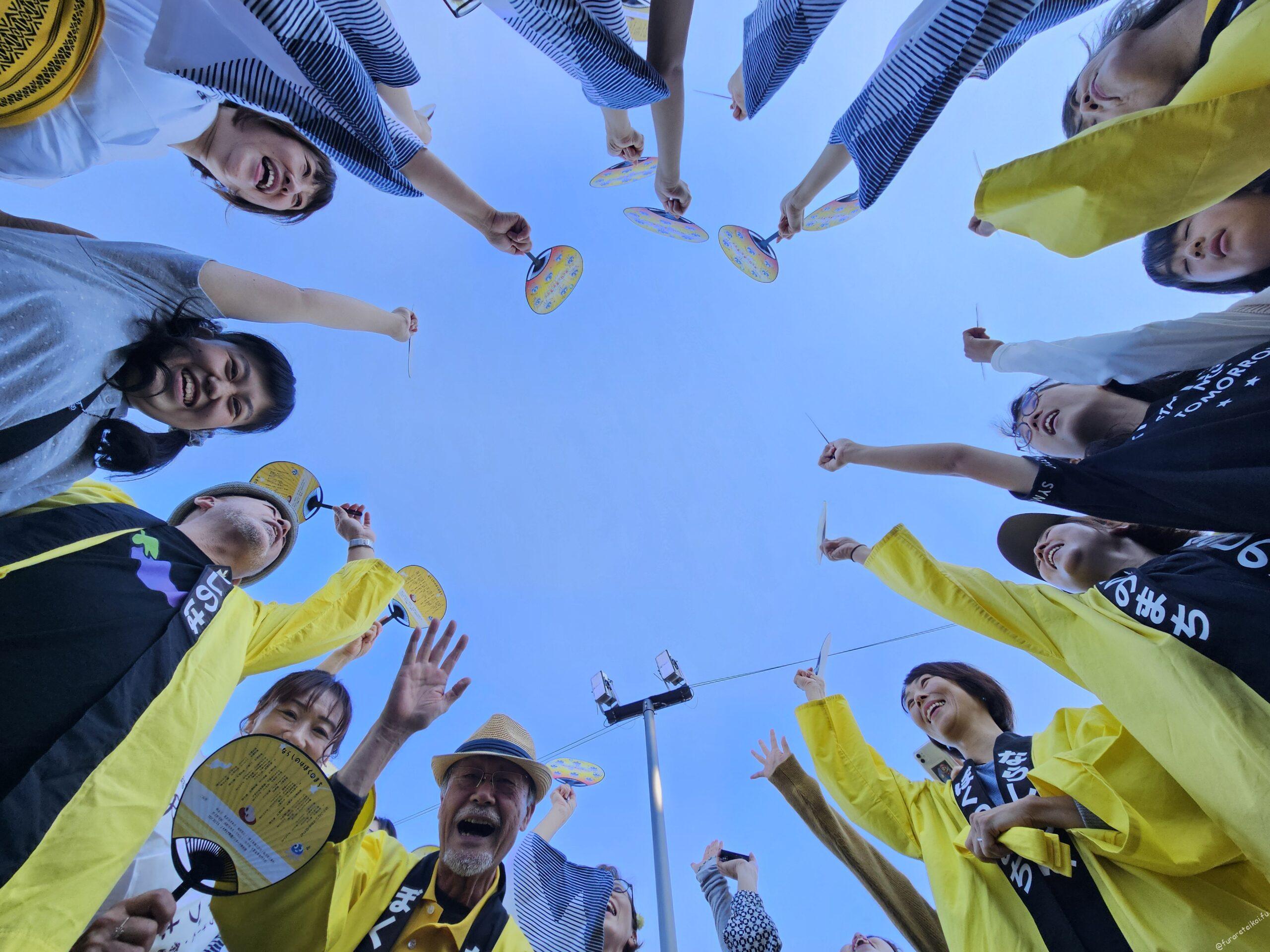 地元の祭りで…